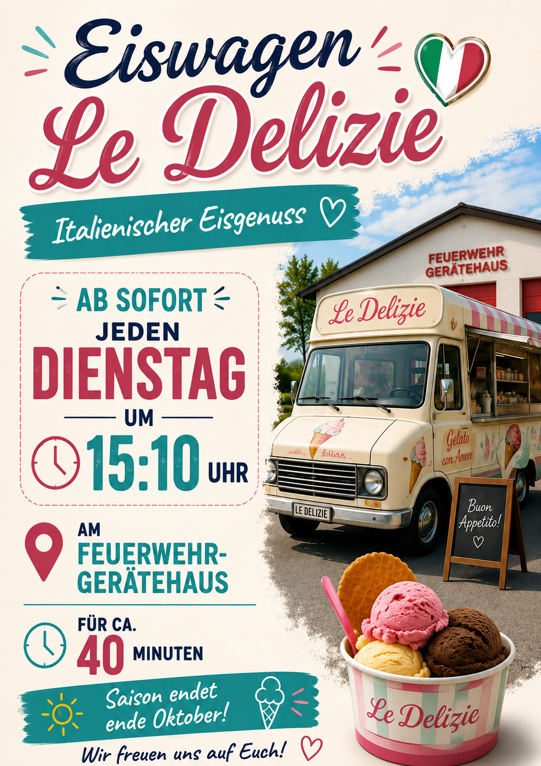 Flyer eiswagen